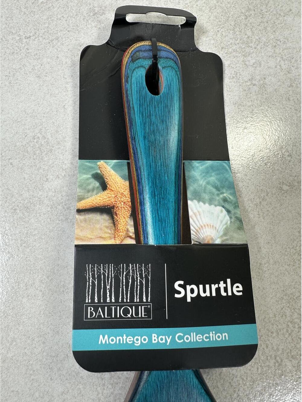 Baltique Montego Bay Spurtle Layered Birch Wood Kitchen Utensil NWT - Picture 4 of 6